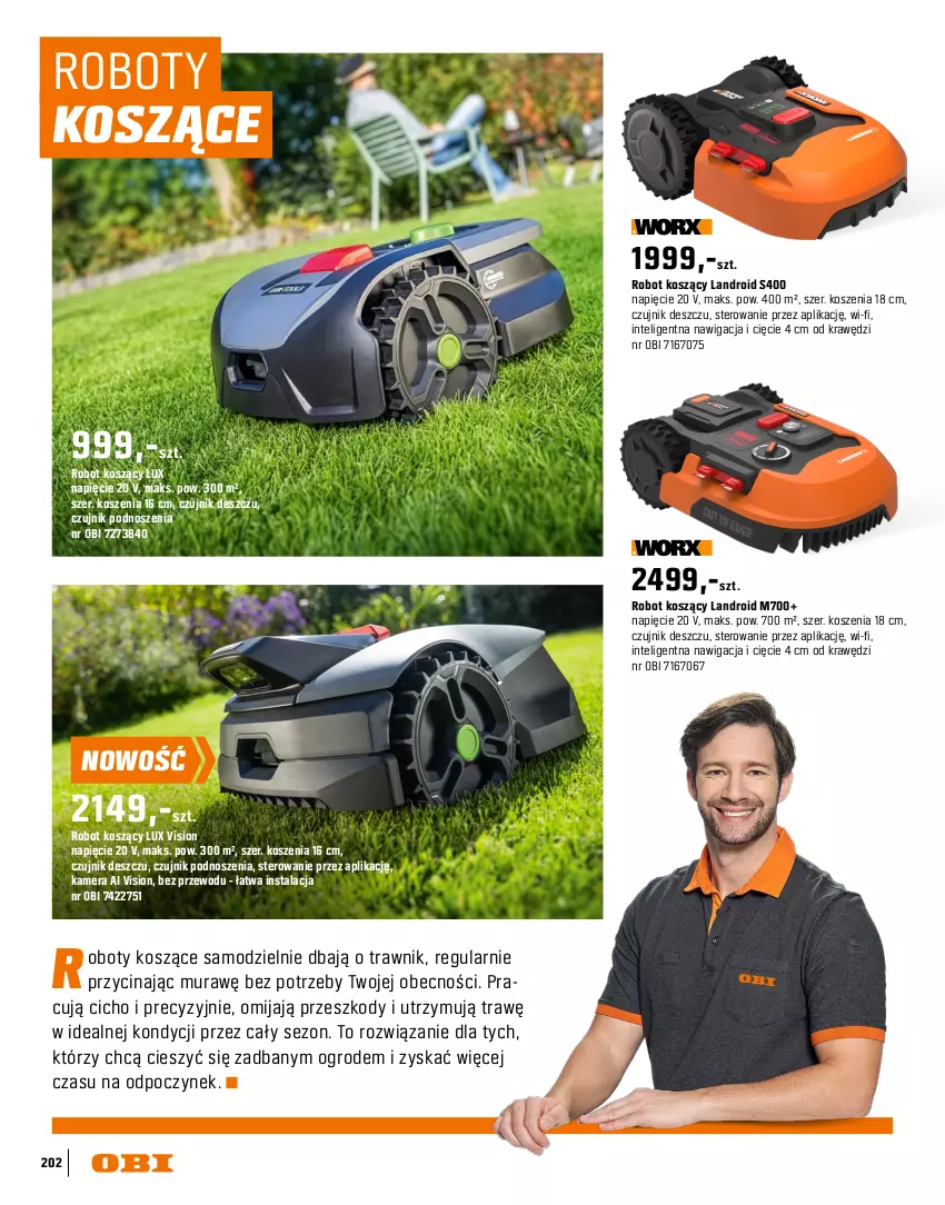 Gazetka promocyjna Obi - Gazetka OBI - ważna 16.03 do 31.08.2026 - strona 202 - produkty: ELEX, Gra, Intel, Kamera, Kosz, Robot
