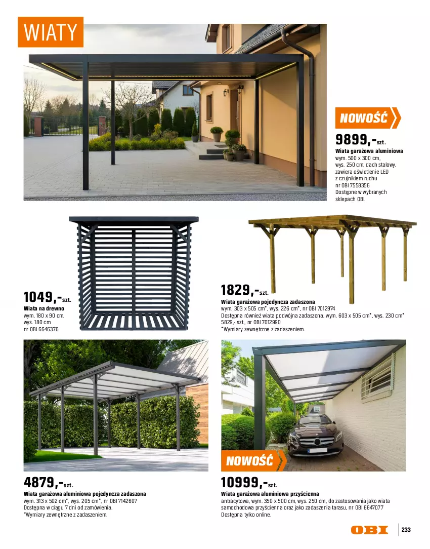 Gazetka promocyjna Obi - Gazetka OBI - ważna 16.03 do 31.08.2026 - strona 233 - produkty: Garaż, Intel
