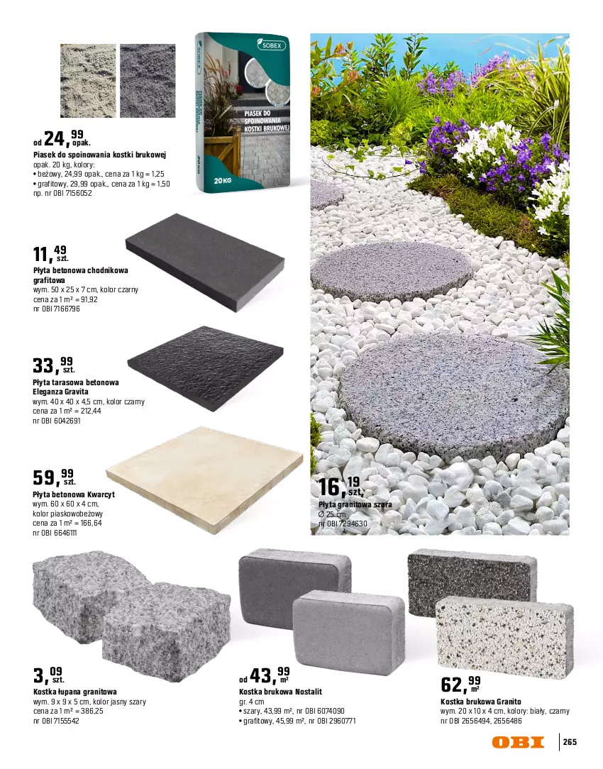 Gazetka promocyjna Obi - Gazetka OBI - ważna 16.03 do 31.08.2026 - strona 265 - produkty: Chodnik, Gra, Płyta, Rust