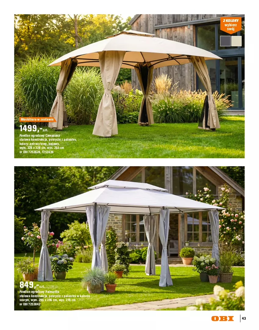 Gazetka promocyjna Obi - Gazetka OBI - ważna 16.03 do 31.08.2026 - strona 43 - produkty: Intel, Palma, Por