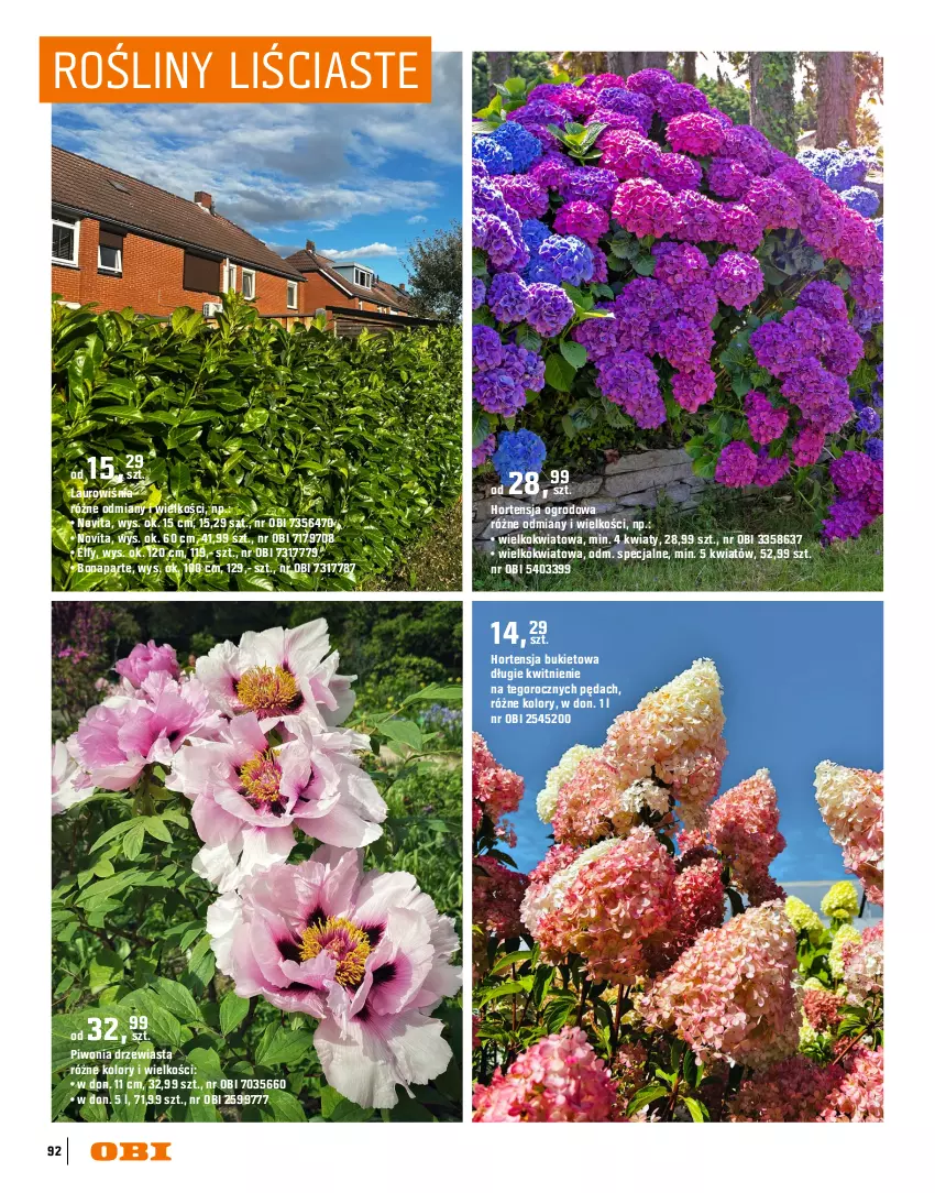 Gazetka promocyjna Obi - Gazetka OBI - ważna 16.03 do 31.08.2026 - strona 92 - produkty: Bukiet, Candy, Laur, Piwo
