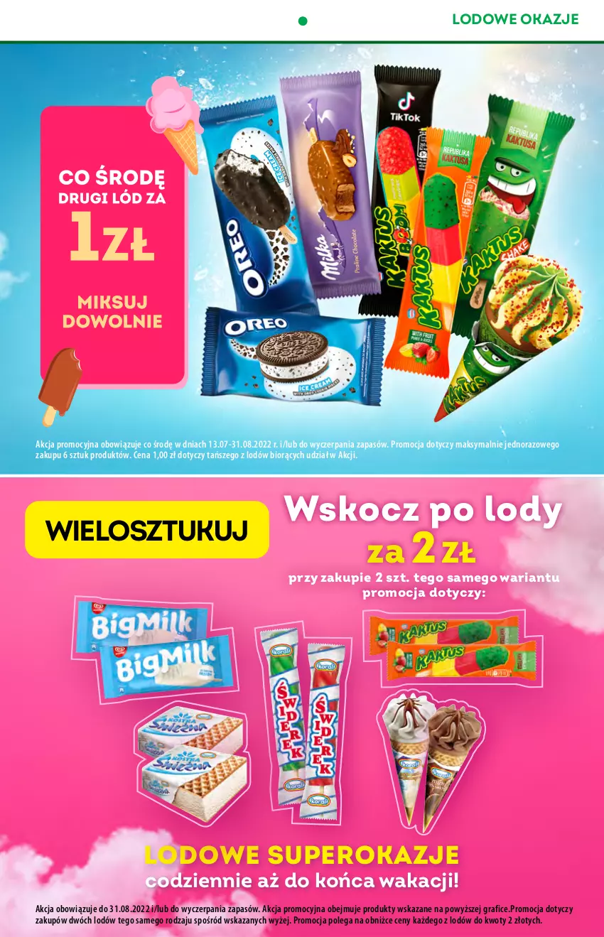 Gazetka promocyjna Żabka - ważna 17.08 do 23.08.2022 - strona 13 - produkty: Gra, Koc, Lody