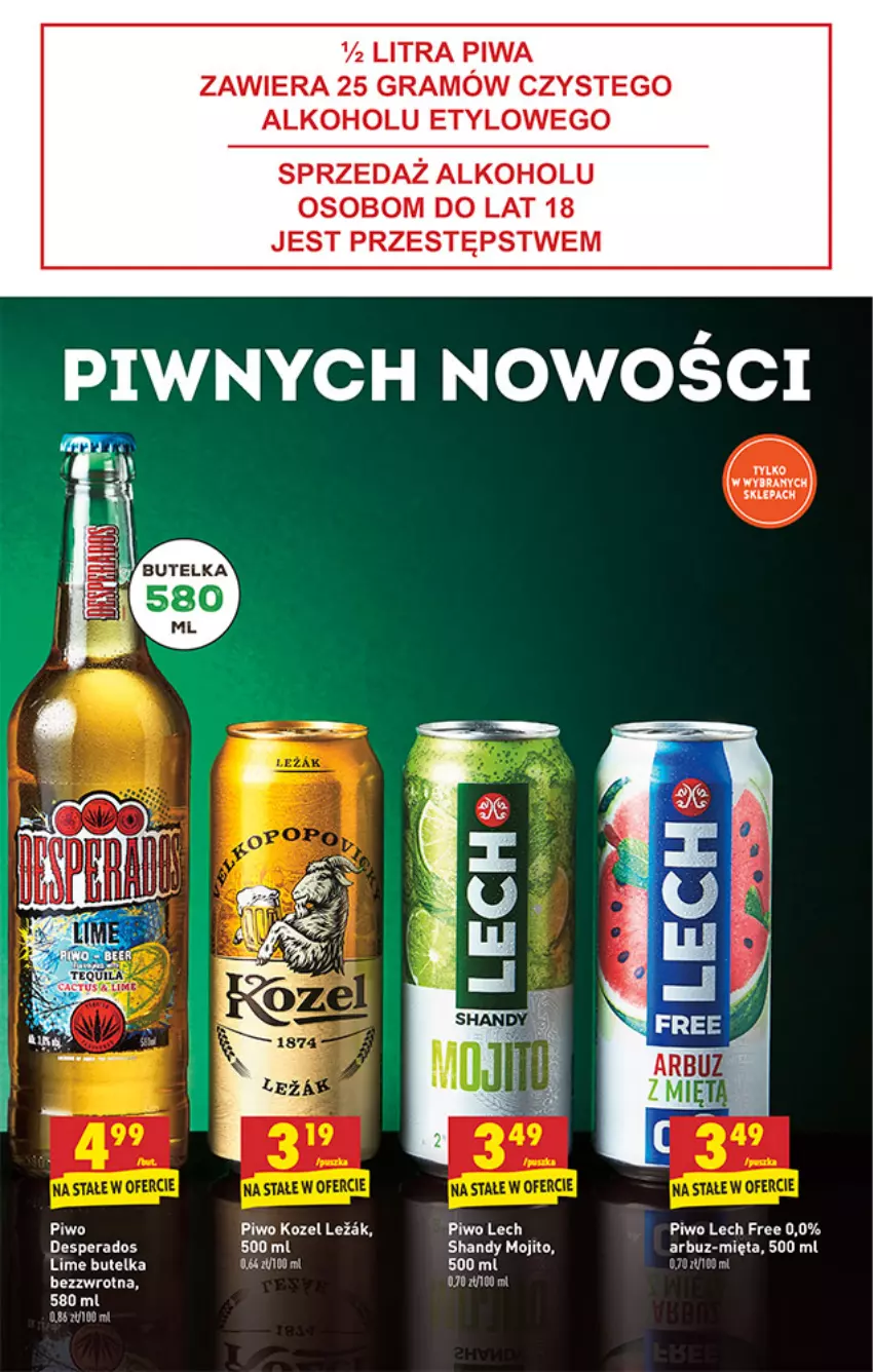 Gazetka promocyjna Biedronka - W tym tygodniu PN - ważna 08.03 do 13.03.2021 - strona 55 - produkty: Arbuz, Desperados, Gra, Mięta, Piwa, Piwo