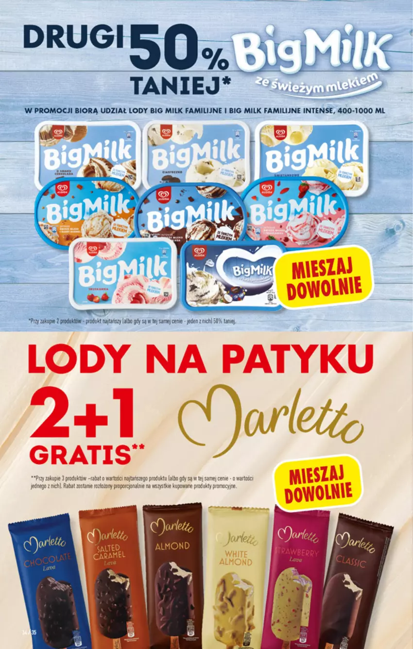 Gazetka promocyjna Biedronka - W tym tygodniu PN - ważna 22.02 do 27.02.2021 - strona 34 - produkty: Big Milk, Fa, Lody