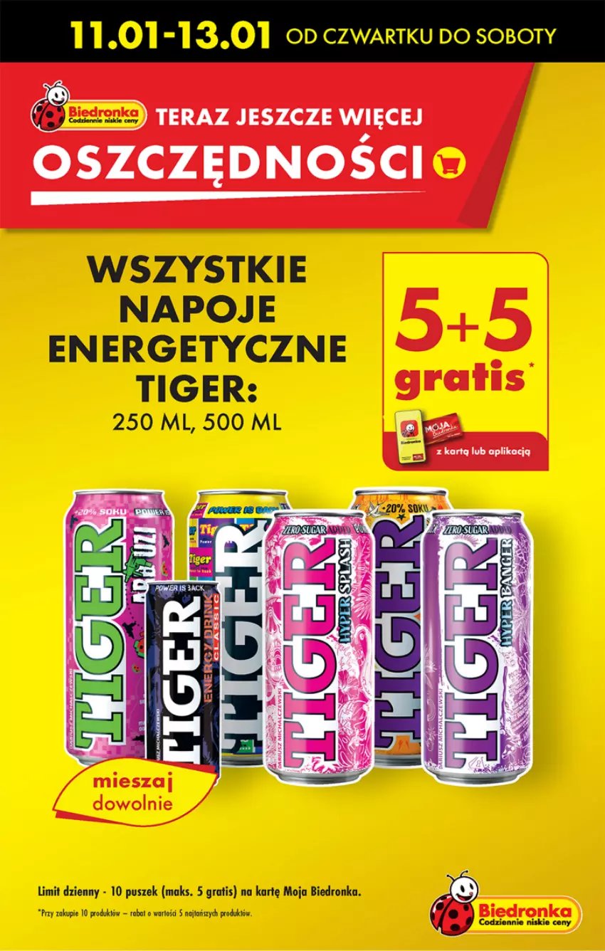 Gazetka promocyjna Biedronka - Od czwartku - ważna 11.01 do 17.01.2024 - strona 19 - produkty: Dron, Gra, Napoje, Tera, Tiger