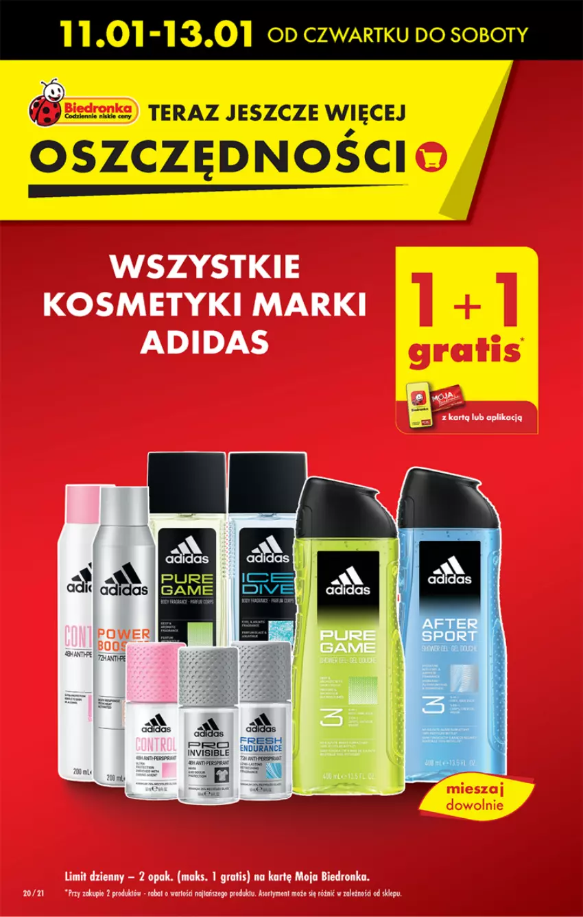 Gazetka promocyjna Biedronka - Od czwartku - ważna 11.01 do 17.01.2024 - strona 20 - produkty: Adidas, Dron, Gra, Tera