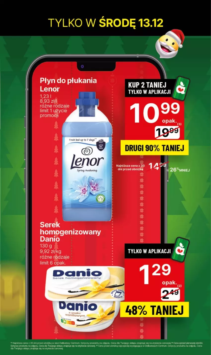 Gazetka promocyjna Delikatesy Centrum - NOWA GAZETKA Delikatesy Centrum od 11 grudnia! 11-13.12.2023 - ważna 11.12 do 13.12.2023 - strona 5 - produkty: Danio, Piec, Płyn do płukania, Ser, Serek, Serek homogenizowany