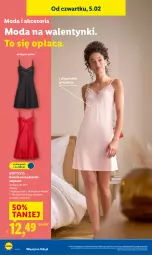 Gazetka promocyjna Lidl - GAZETKA - Gazetka - ważna od 07.02 do 07.02.2026 - strona 16 - produkty: Koszula nocna, Kosz, Koszula, Moda