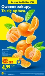 Gazetka promocyjna Lidl - GAZETKA - Gazetka - ważna od 07.02 do 07.02.2026 - strona 18 - produkty: Mandarynki