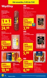 Gazetka promocyjna Lidl - GAZETKA - Gazetka - ważna od 07.02 do 07.02.2026 - strona 26 - produkty: Piec, Polędwica, Ser, Pur, Gra, Kiełbasa krakowska, Parówki, Serdelki, PIKOK, Kiełbasa, Kiełbasa śląska