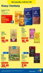 Gazetka promocyjna Lidl - GAZETKA - Gazetka - ważna od 07.02 do 07.02.2026 - strona 37 - produkty: Tchibo, Torebka, Earl Grey, Gin, Bell, Kawa mielona, Kawa, Dilmah, Herbata czarna, Bella, Herbata