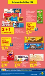 Gazetka promocyjna Lidl - GAZETKA - Gazetka - ważna od 07.02 do 07.02.2026 - strona 43 - produkty: Ciastka, Królewski, Wafle, Sękacz, Czekolada, Lizaki, Nimm2