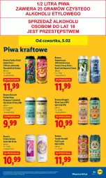 Gazetka promocyjna Lidl - GAZETKA - Gazetka - ważna od 07.02 do 07.02.2026 - strona 45 - produkty: Piwa