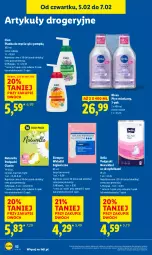 Gazetka promocyjna Lidl - GAZETKA - Gazetka - ważna od 07.02 do 07.02.2026 - strona 54 - produkty: Naturell, Bell, Płyn micelarny, Podpaski, Bella, Wkładki, Nivea, Naturella