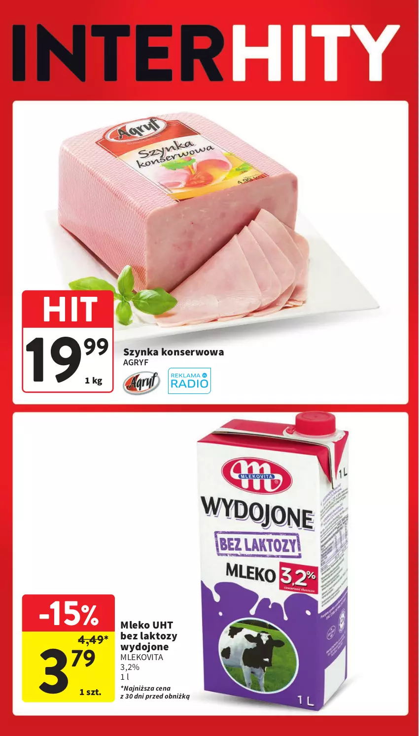 Gazetka promocyjna Intermarche - Gazetka Intermarche - ważna 16.05 do 22.05.2024 - strona 2 - produkty: Gry, Mleko, Mlekovita, Ser, Szynka, Szynka konserwowa