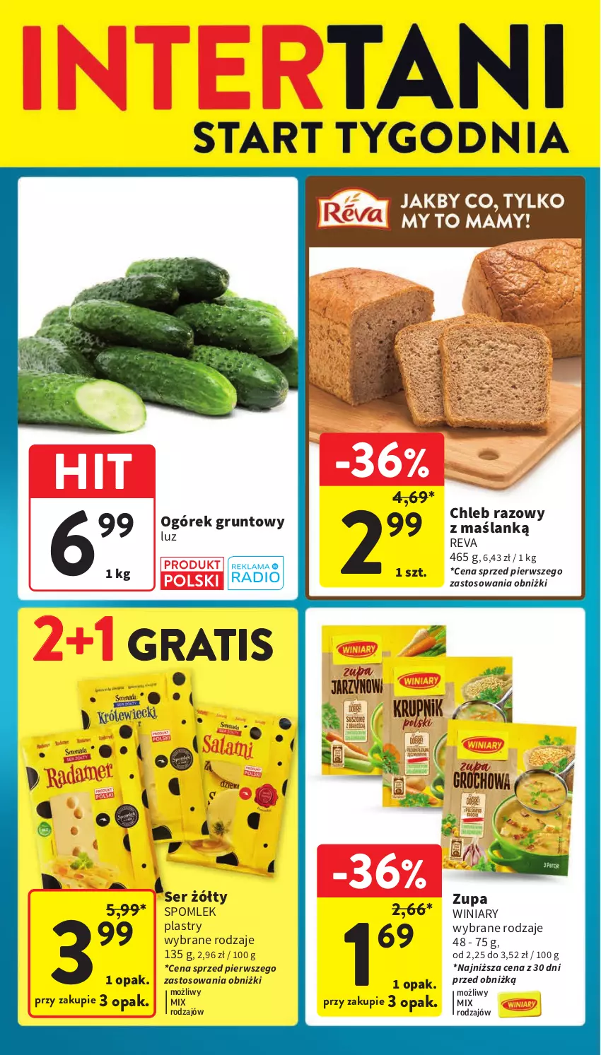 Gazetka promocyjna Intermarche - Gazetka Intermarche - ważna 16.05 do 22.05.2024 - strona 8 - produkty: Chleb, Gra, Grunt, Ogórek, Ser, Winiary, Zupa