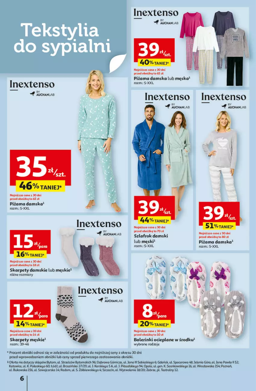 Gazetka promocyjna Auchan - Gazetka Wielkie Przeboje Cenowe Hipermarket Auchan - ważna 02.01 do 07.01.2026 - strona 6 - produkty: Acer, Cars, Karp, Piżama, Sos, Szlafrok