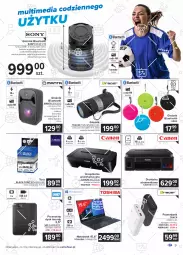 Gazetka promocyjna Carrefour - Gazetka Multimedia kibica - Gazetka - ważna od 12.06 do 12.06.2021 - strona 9 - produkty: Toshiba, Por, Acer, Notebook, Głośnik, Mikrofon, Sony, Tran, Tusz, Lack, Głośnik bluetooth, Urządzenie wielofunkcyjne, Przenośny dysk twardy, Sport, Procesor, Drukarka, Bateria, Canon, Powerbank, Manta, Smartfon