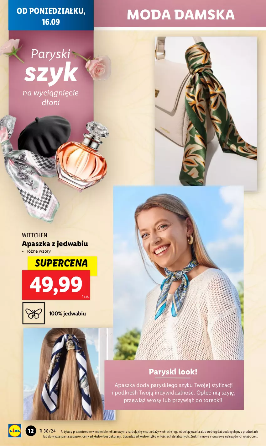 Gazetka promocyjna Lidl - GAZETKA - ważna 16.09 do 21.09.2024 - strona 14 - produkty: Moda, Wittchen