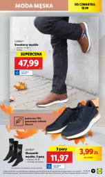 Gazetka promocyjna Lidl - GAZETKA - Gazetka - ważna od 21.09 do 21.09.2024 - strona 21 - produkty: Sneakersy, Karp, Skarpetki, Moda