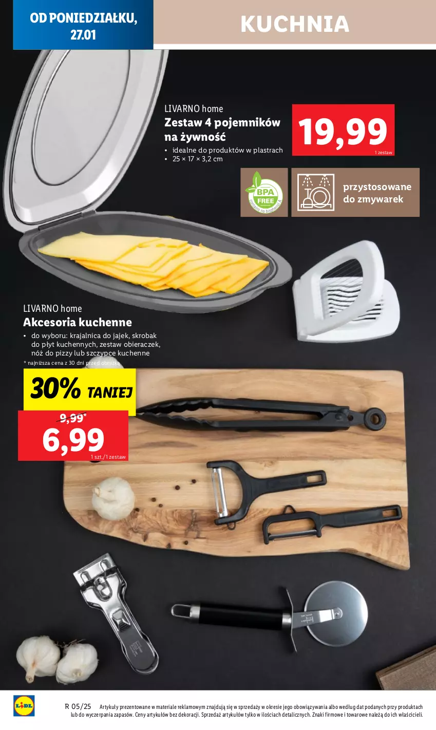 Gazetka promocyjna Lidl - GAZETKA - ważna 27.01 do 01.02.2025 - strona 20 - produkty: Ivar, Kuchnia, Pojemnik, Szczypce