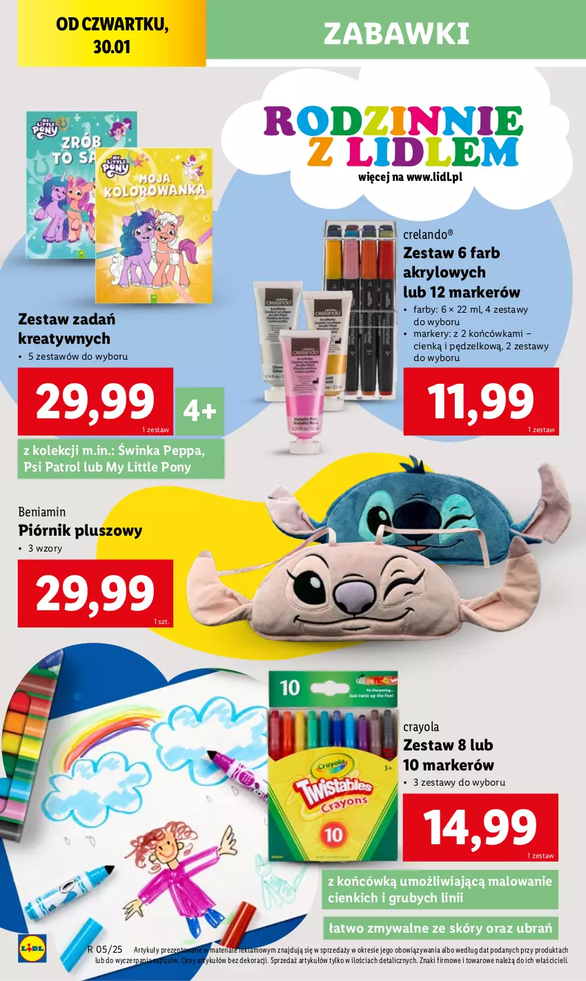 Gazetka promocyjna Lidl - GAZETKA - ważna 27.01 do 01.02.2025 - strona 38 - produkty: Fa, Inka, Marker, My Little Pony, Piórnik, Psi Patrol