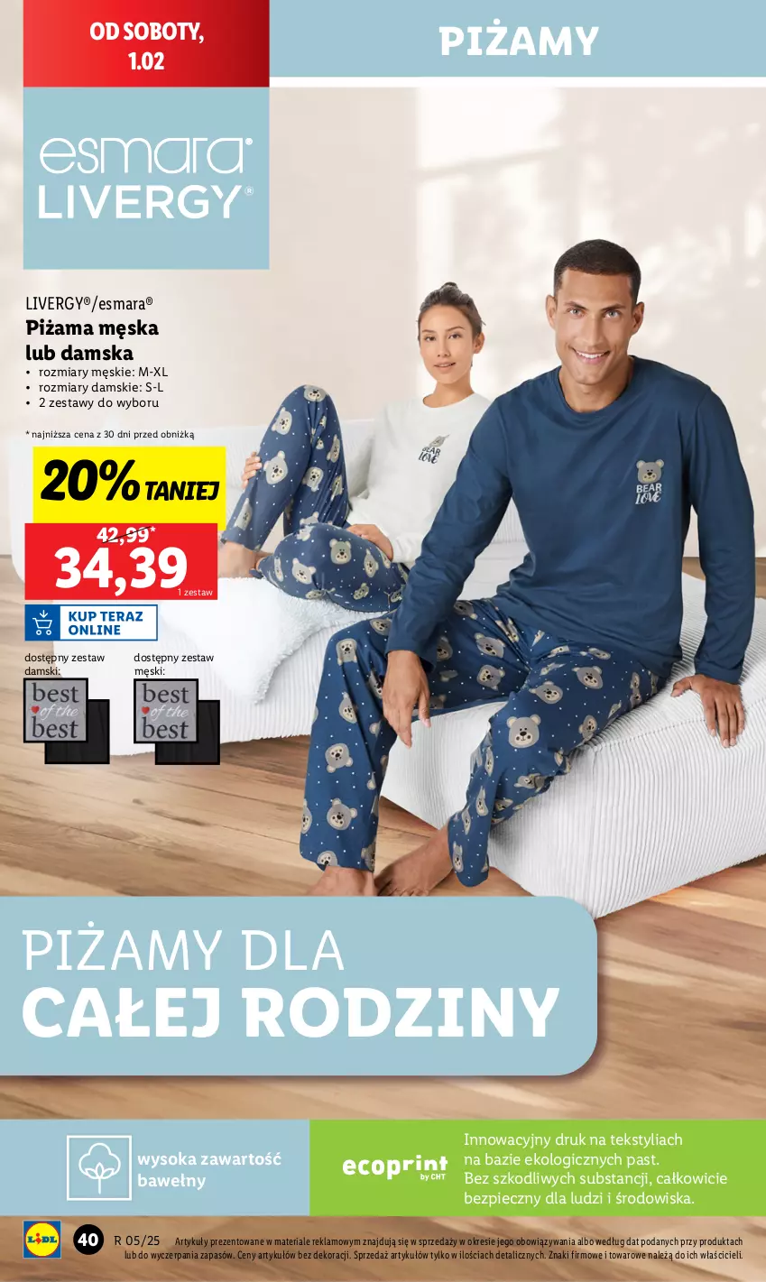 Gazetka promocyjna Lidl - GAZETKA - ważna 27.01 do 01.02.2025 - strona 44 - produkty: Piec, Piżama, Sok