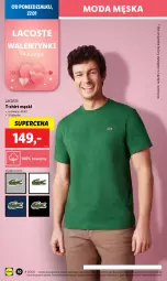 Gazetka promocyjna Lidl - GAZETKA - Gazetka - ważna od 01.02 do 01.02.2025 - strona 10 - produkty: T-shirt, Lacoste, Moda