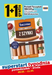 Gazetka promocyjna Topaz - Gazetka - Gazetka - ważna od 11.03 do 11.03.2026 - strona 3 - produkty: Kurczak, Parówki, Tarczyński