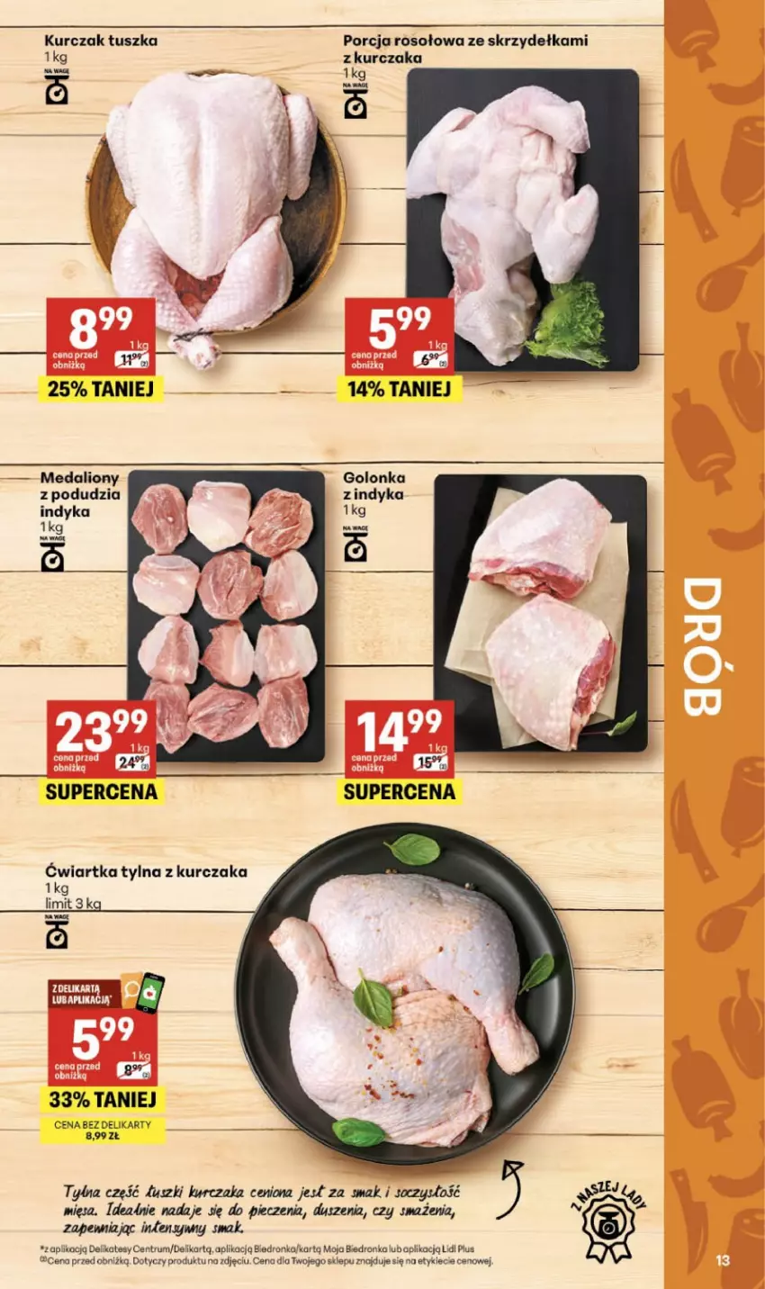 Gazetka promocyjna Delikatesy Centrum - Franczyza DC07 Czwartek - ważna 12.02 do 18.02.2026 - strona 13 - produkty: Dron, Koc, Kurczak, Lion, Piec, Por, Rum, Tusz