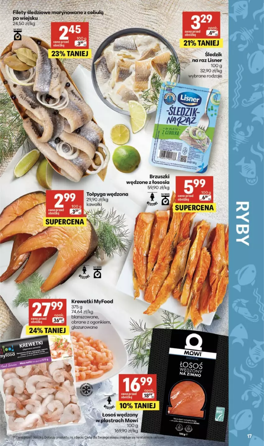 Gazetka promocyjna Delikatesy Centrum - Franczyza DC07 Czwartek - ważna 12.02 do 18.02.2026 - strona 17 - produkty: Kawa, Krewetki, Lazur, Lisner, Sos, Tołpyga