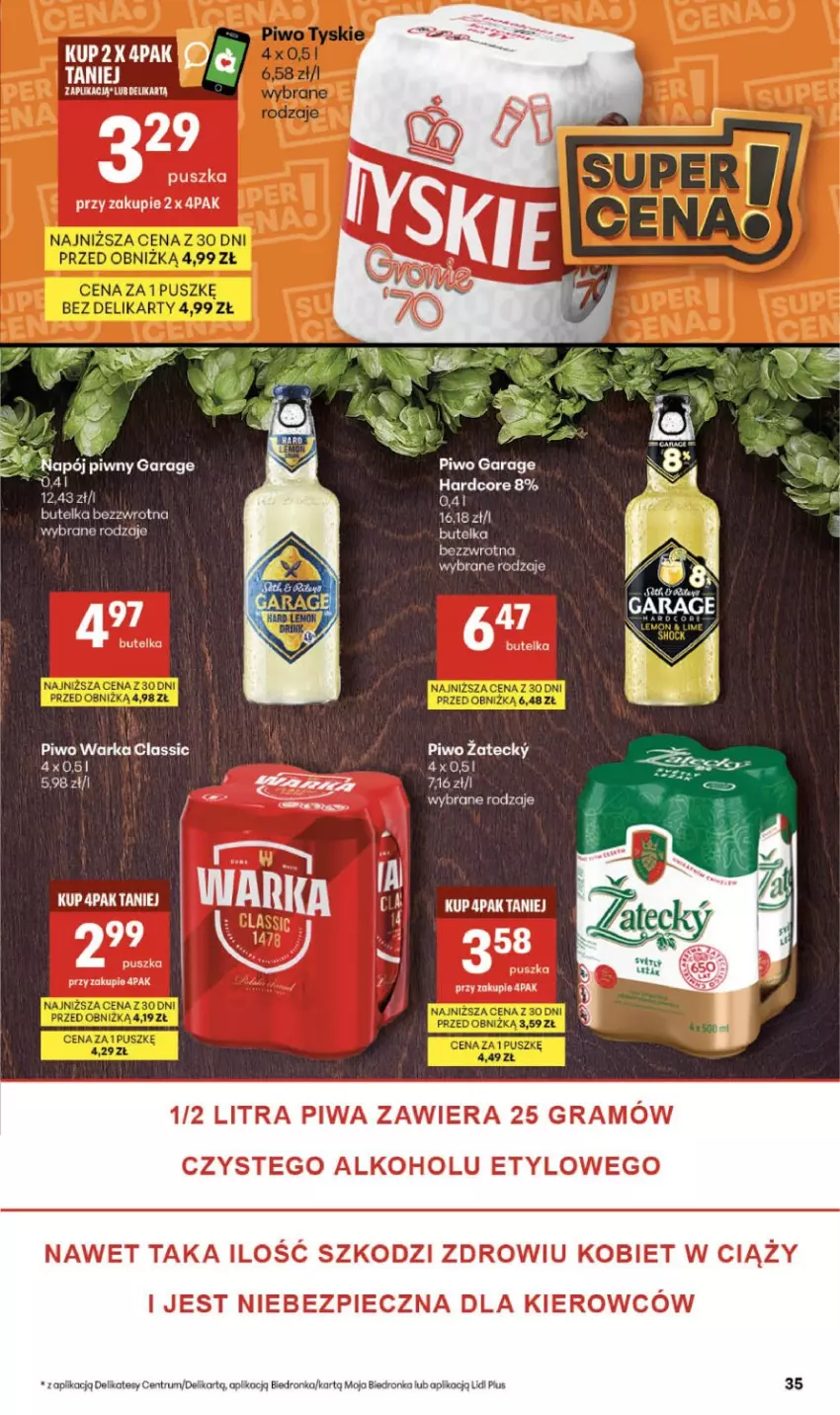 Gazetka promocyjna Delikatesy Centrum - Franczyza DC07 Czwartek - ważna 12.02 do 18.02.2026 - strona 35 - produkty: Dron, Gra, Napój, Piec, Piwa, Piwo, Rum, Warka