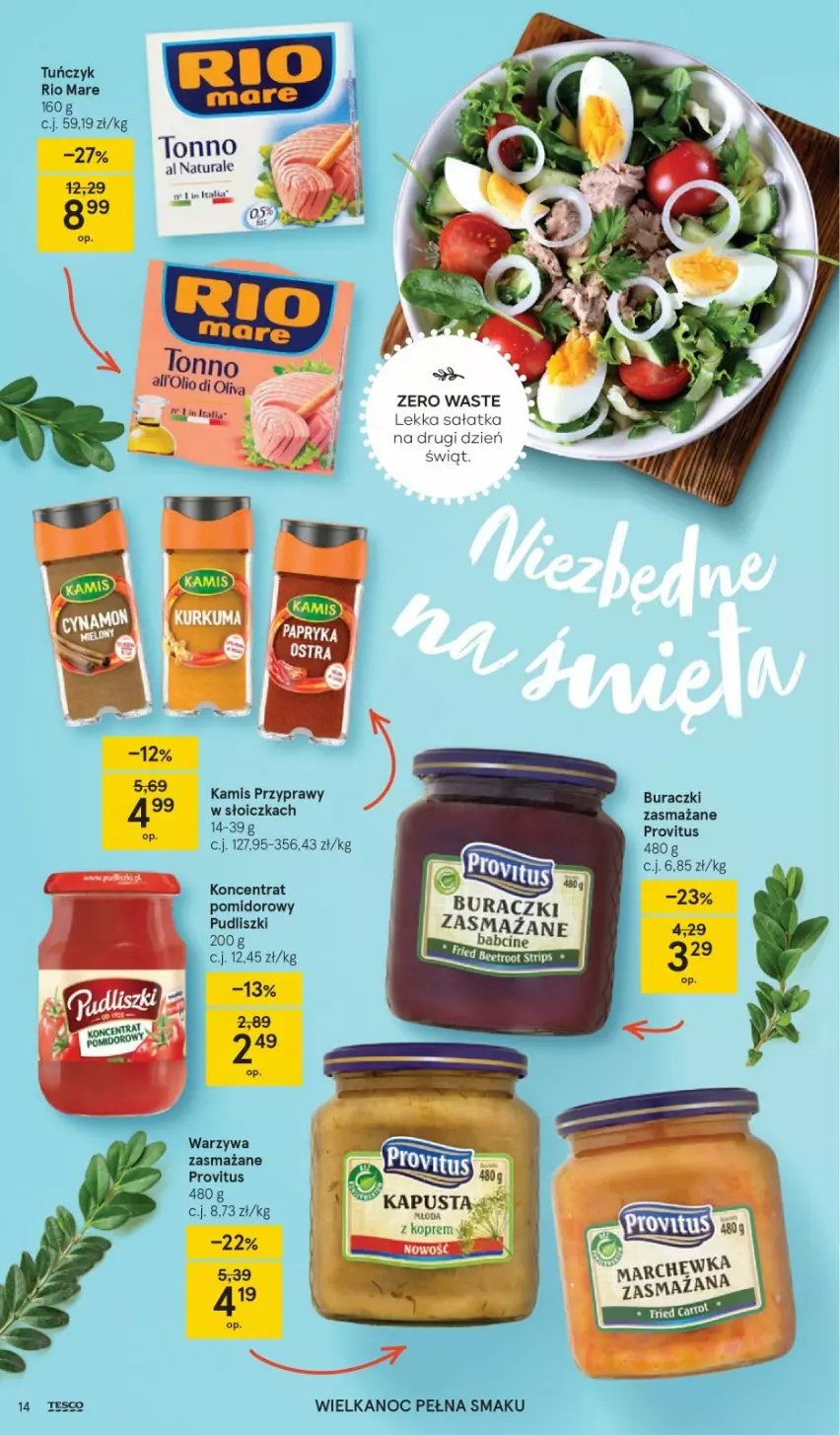 Gazetka promocyjna Tesco - Tesco katalog Wielkanoc - ważna 18.03 do 03.04.2021 - strona 14 - produkty: Marchewka, Sałat, Sałatka