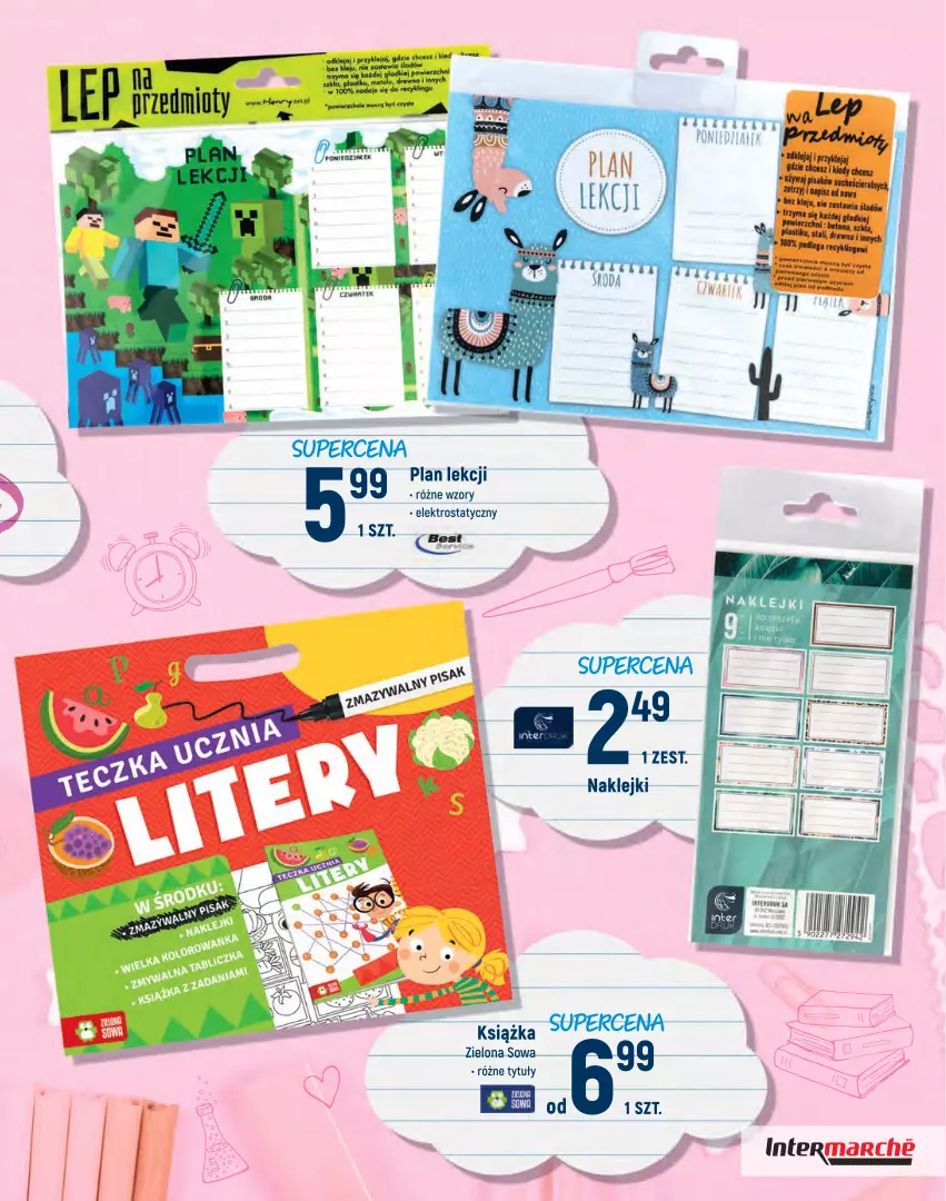 Gazetka promocyjna Intermarche - Wszystko do szkoły - ważna 27.07 do 16.08.2021 - strona 5 - produkty: Klej, Książka