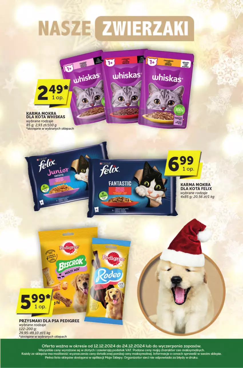 Gazetka promocyjna ABC - ważna 12.12 do 24.12.2024 - strona 34 - produkty: Felix, Pedigree, Przysmaki, Whiskas