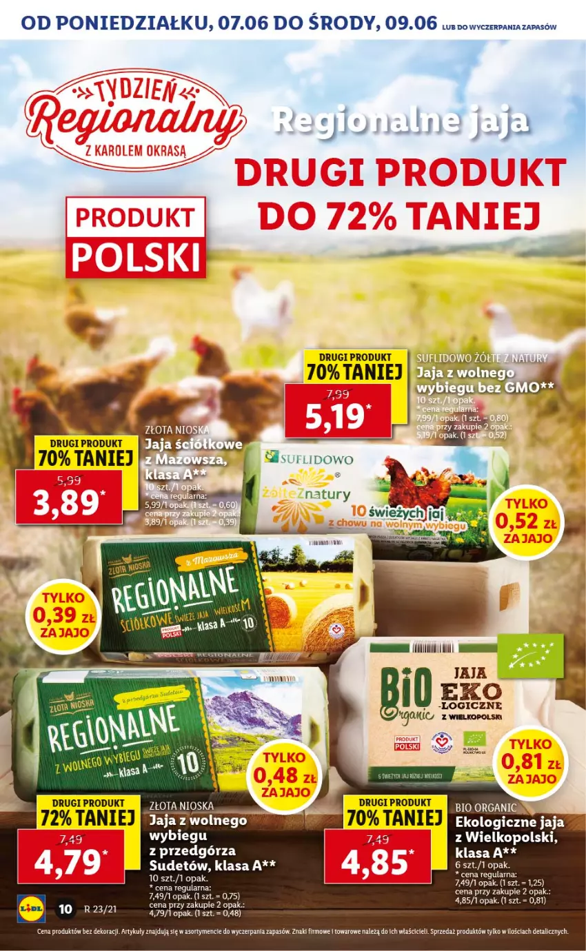 Gazetka promocyjna Lidl - TYDZIEŃ REGIONALNY - ważna 07.06 do 11.06.2021 - strona 17 - produkty: Jaja, LG