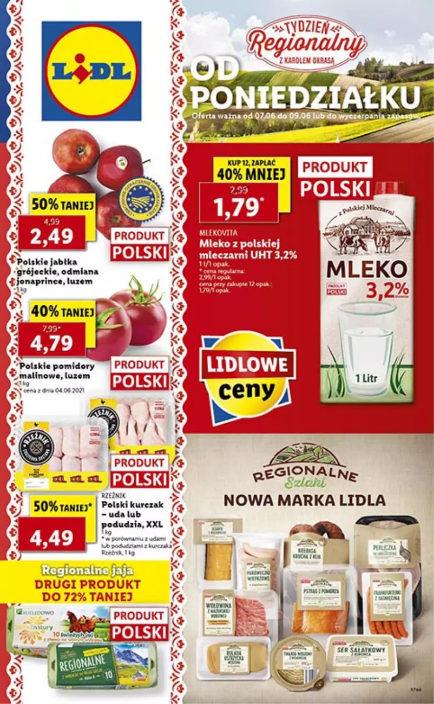 Gazetka promocyjna Lidl - TYDZIEŃ REGIONALNY - ważna 07.06 do 11.06.2021 - strona 2 - produkty: Fa, Jabłka, Pomidory, Wagi