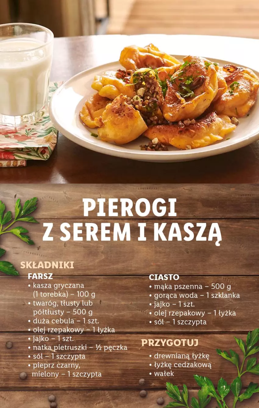 Gazetka promocyjna Lidl - TYDZIEŃ REGIONALNY - ważna 07.06 do 11.06.2021 - strona 31 - produkty: Cedzak, Fa, Gry, Kasza, Kasza gryczana, Mąka, Mąka pszenna, Olej, Olej rzepakowy, Pieprz, Ser, Sól, Szklanka, Torebka, Twaróg, Wałek, Woda