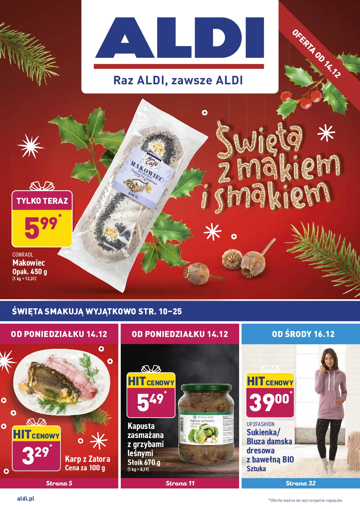 Gazetka promocyjna Aldi - Cała - ważna 14.12 do 31.12.2020 - strona 1