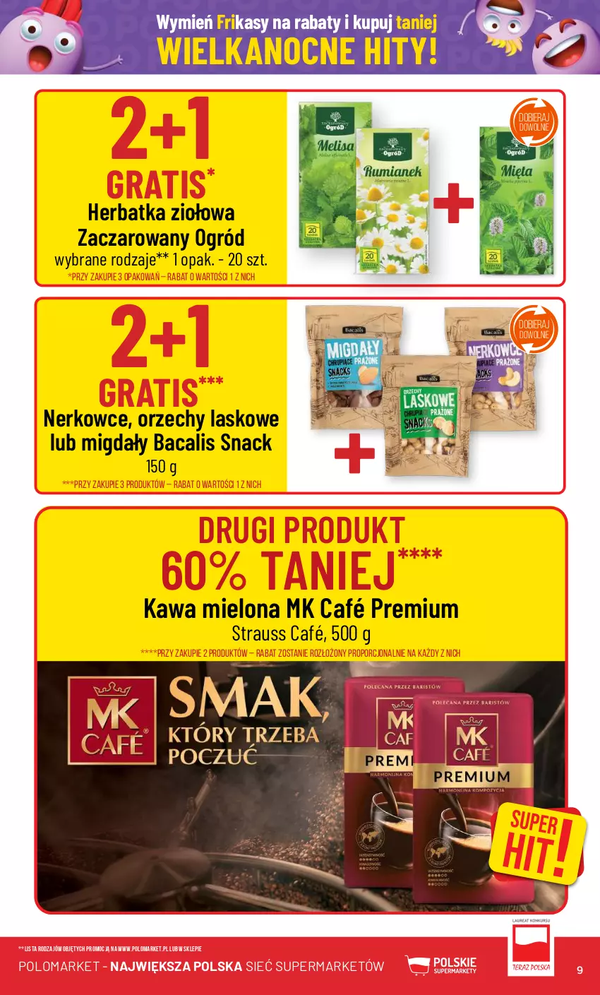 Gazetka promocyjna PoloMarket - Gazetka pomocyjna - ważna 27.03 do 02.04.2024 - strona 9 - produkty: Gra, Kawa, Kawa mielona, Migdały, Ogród, Por