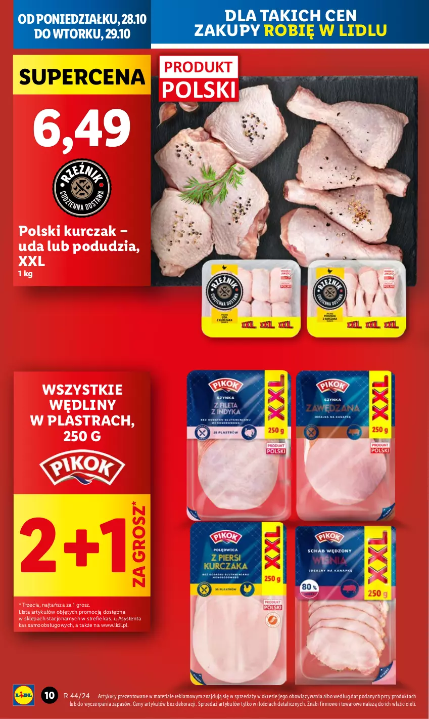 Gazetka promocyjna Lidl - GAZETKA - ważna 28.10 do 29.10.2024 - strona 10 - produkty: Kurczak