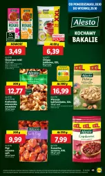 Gazetka promocyjna Lidl - GAZETKA - Gazetka - ważna od 29.10 do 29.10.2024 - strona 49 - produkty: Pistacje, Por, Koc, Chipsy, Rolki, Figi, Mango