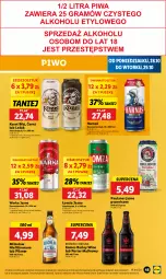 Gazetka promocyjna Lidl - GAZETKA - Gazetka - ważna od 29.10 do 29.10.2024 - strona 55 - produkty: Piwo, Por, Warka, Fortuna, Harnaś, Kozel