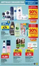 Gazetka promocyjna Lidl - GAZETKA - Gazetka - ważna od 29.10 do 29.10.2024 - strona 57 - produkty: Palette, Aquafresh, Perfum, Schauma, Szampon, Olej, Nivea, Farba do włosów, Fa