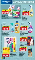 Gazetka promocyjna Lidl - GAZETKA - Gazetka - ważna od 29.10 do 29.10.2024 - strona 62 - produkty: Odkamieniacz, Spray do czyszczenia, Papier, Płyn do mycia paneli, Papier toaletowy, Odtłuszczacz, Odświeżacz powietrza, Płyn do mycia, Sidolux, Flora, Ariel, Kapsułki do prania, Płyn do szyb