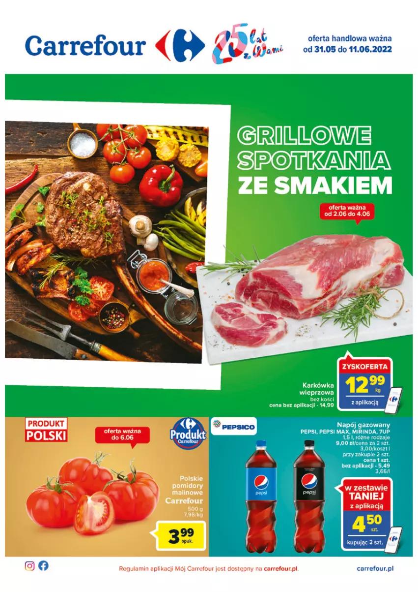 Gazetka promocyjna Carrefour - Gazetka Carrefour - ważna 31.05 do 11.06.2022 - strona 1