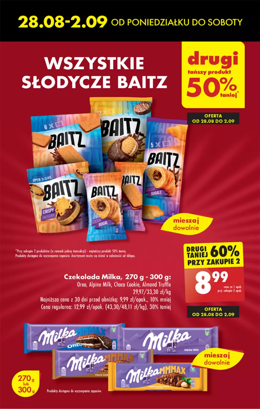 Gazetka promocyjna Biedronka - Od poniedzialku - ważna 28.08 do 02.09.2023 - strona 17 - produkty: Czekolada, Milka, Oreo, Rama