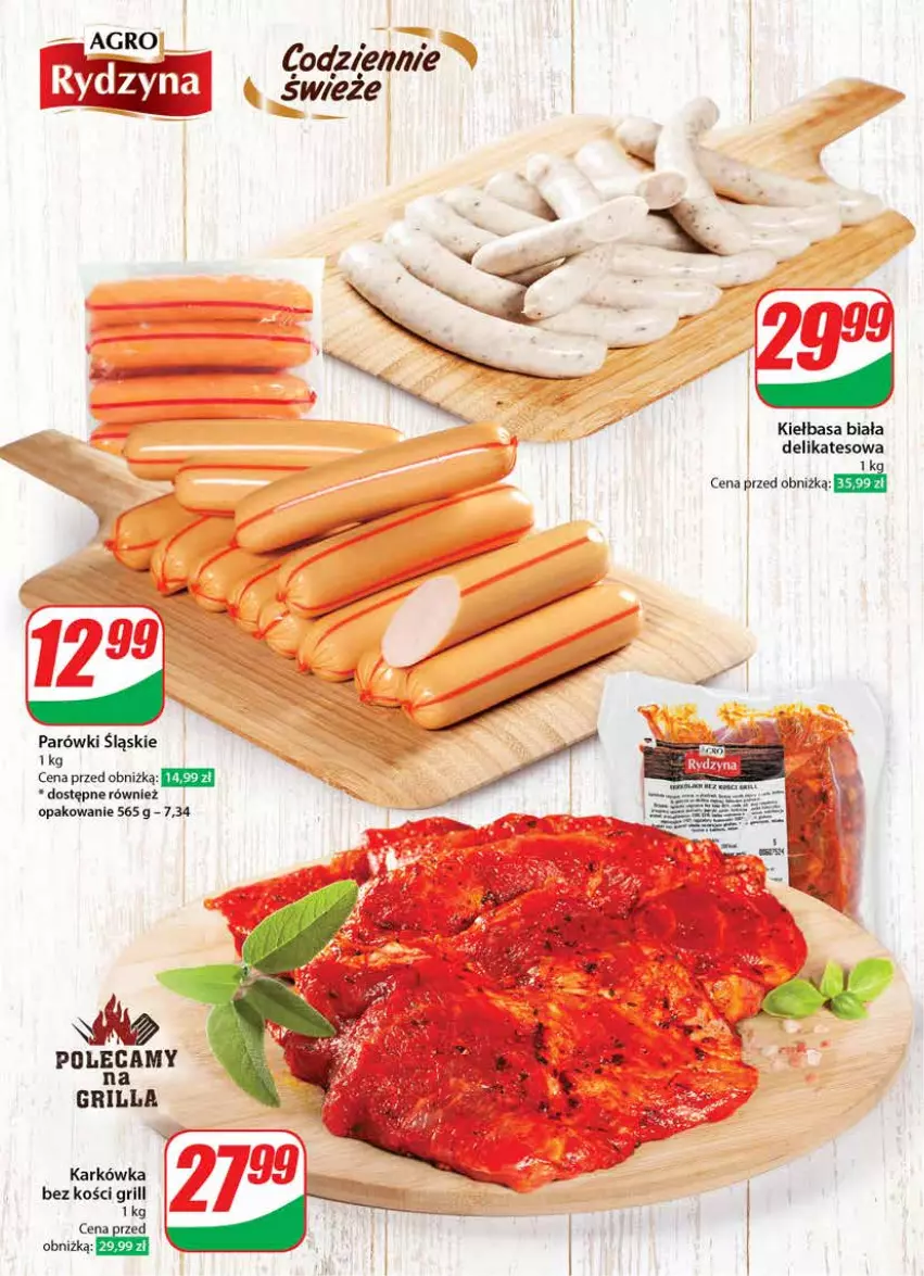 Gazetka promocyjna Dino - Gazetka 30 / 2024 - ważna 24.07 do 30.07.2024 - strona 30 - produkty: Grill, Kiełbasa, Kiełbasa biała, Parówki