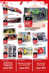 Gazetka promocyjna Bi1 - Świąteczny czas - Gazetka - ważna od 07.12 do 07.12.2021 - strona 11 - produkty: Top, Gry, Samochód, Spiderman, Chodzik, Puzzle, Pojazd, Tera, Zabawka, Tytan, Tor wyścigowy