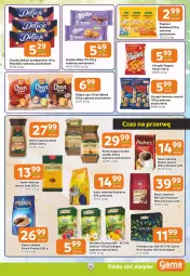 Gazetka promocyjna Gama - Gazetka Gama - Gazetka - ważna od 08.07 do 08.07.2025 - strona 5 - produkty: Ciastka, Kawa rozpuszczalna, Pur, Kawa ziarnista, Chipsy, Kawa mielona, Kawa, Chrupki, Velvet, Prima, Popcorn, Delicje, Monster Munch, Jacobs, Woseba, Herbata, Herbapol, Milka, Bakalland